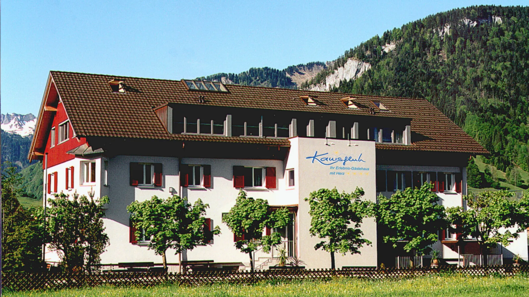 Gästehaus Kanisfluh in Springtime